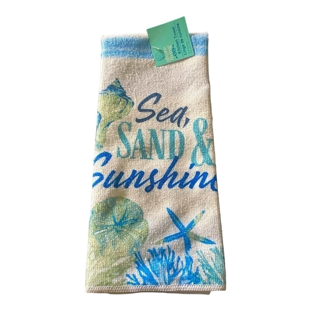 NWT-SHORE THING-KITCHEN TOERLS AND OVEN MITT